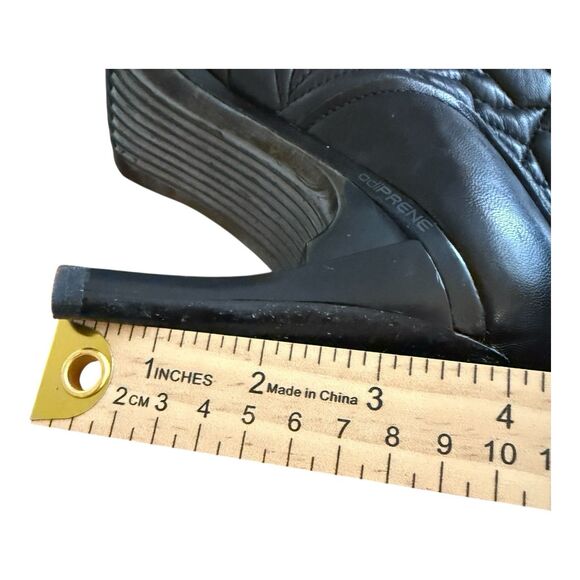 Y3 Adidas Yohji Yamamoto Womens Bootie Heels Sz UK 6.5 US 8.5 Black Quilted Boot - Picture 16 of 16